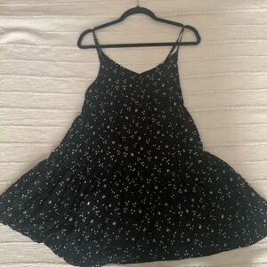 Urban Outfitters | Babydoll Dress w Criss Cross Back Adjustable Straps | Sz S